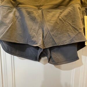 NWTs Lululemon Women's Speed Up LR Short 2.5” Lined Gray